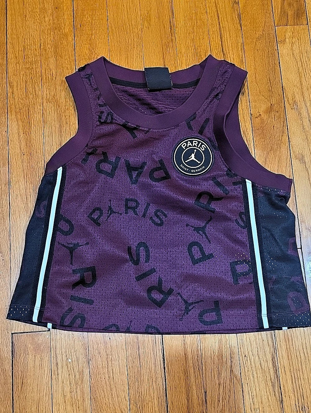 Jordan Paris Saint-Germain Kids Jersey Purple & Black XS